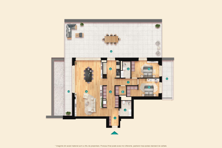 Apartamente 3 camere 3S